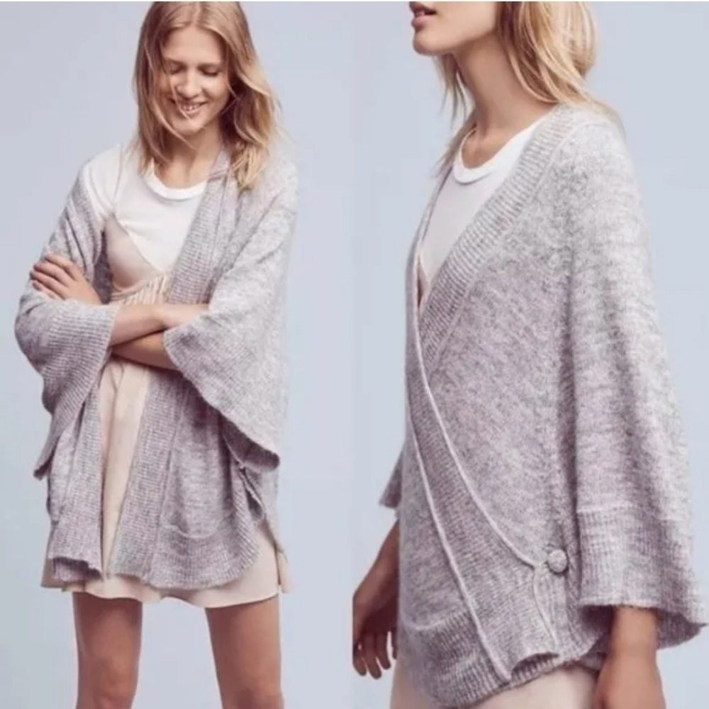 Anthropologie Gray Women's Cardigan